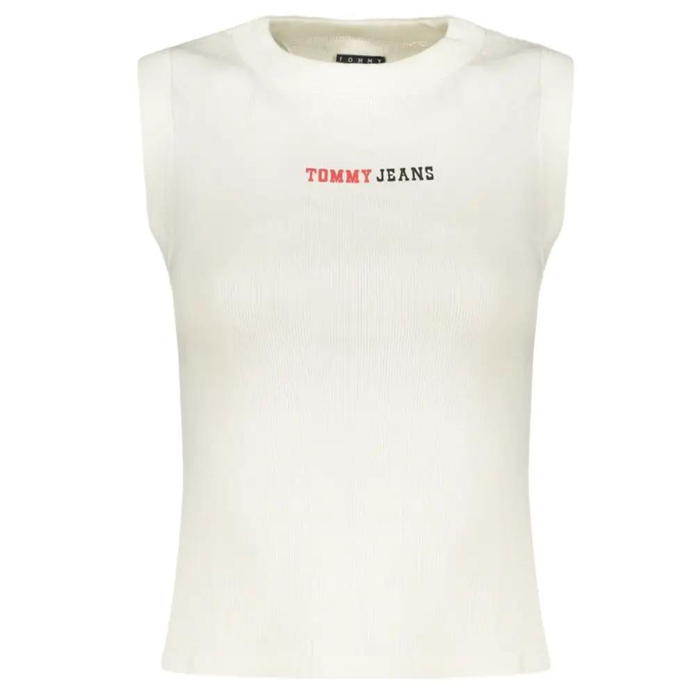 Tommy Hilfiger White Cotton Women's Tank