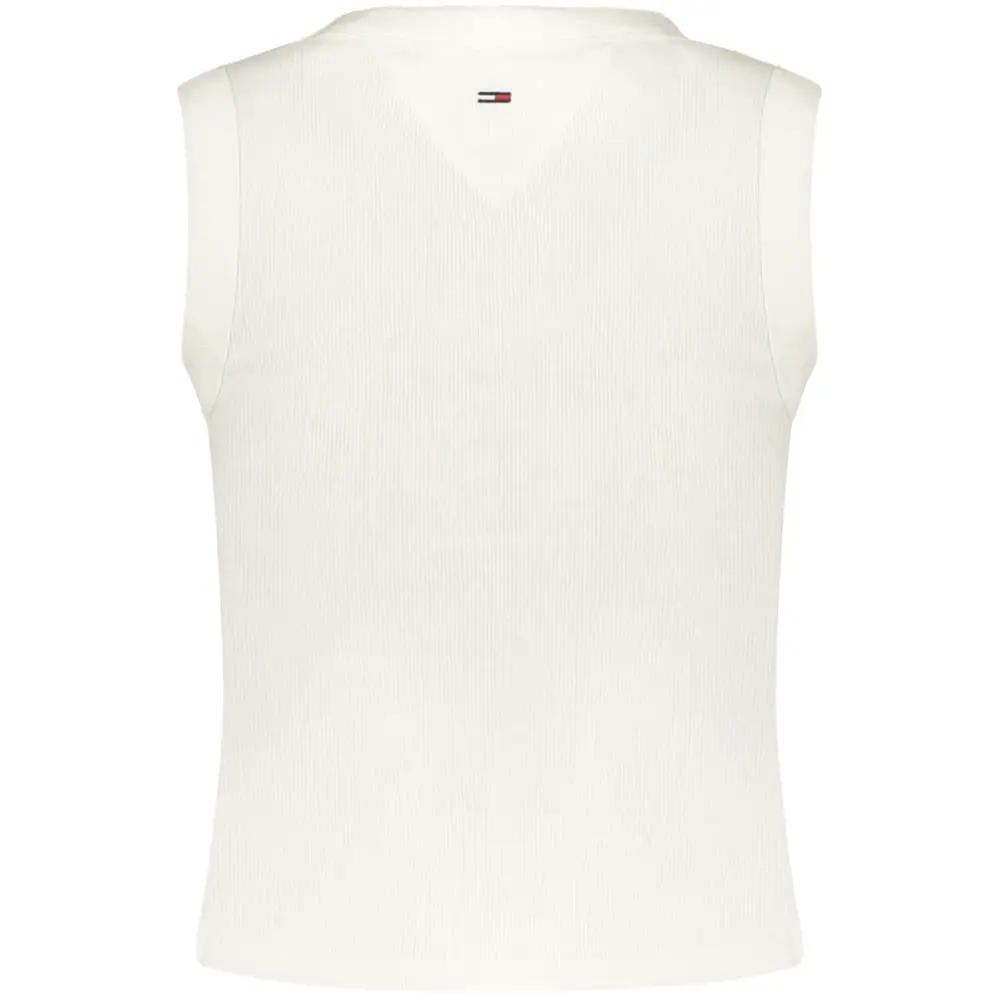 Tommy Hilfiger White Cotton Women's Tank