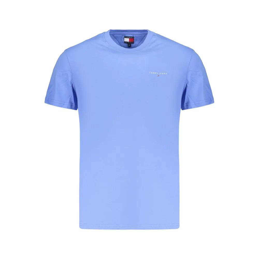 Tommy Hilfiger Light Blue Cotton Men's T-Shirt