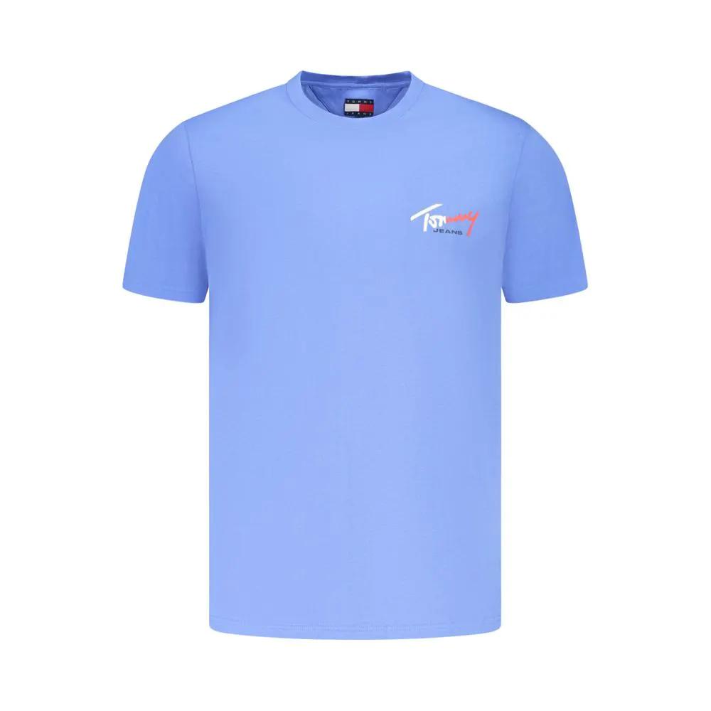 T-Shirt Homme Tommy Hilfiger Azzurro Coton