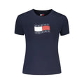 Tommy Hilfiger Blue Cotton Women's T-Shirt