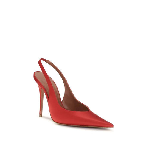 Escarpins en soie multicolores Amina Muaddi