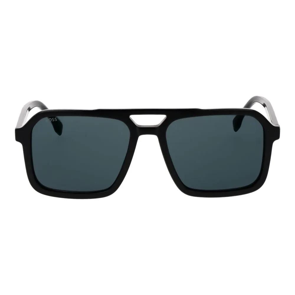 Lunettes de soleil Hugo Boss en acétate noir