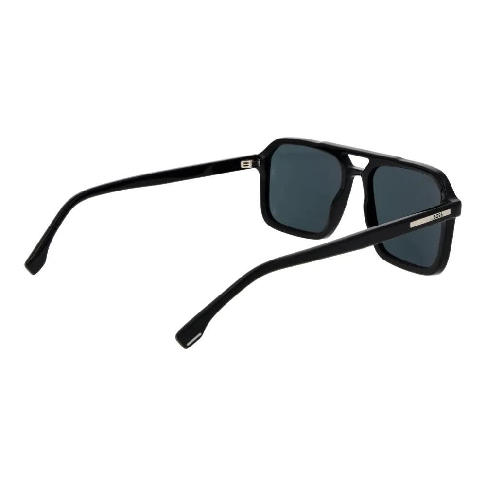 Lunettes de soleil Hugo Boss en acétate noir