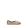 Khaite Beige Calf Leather Bos Taurus Ballet Flats