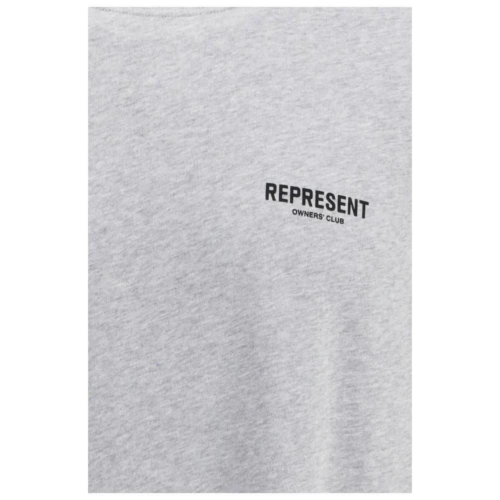 T-shirt en coton gris Represent