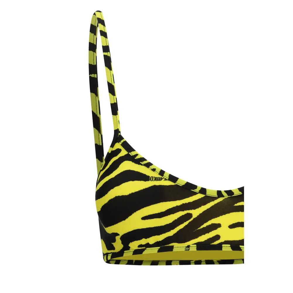 Le bikini bicolore en polyester The Attico