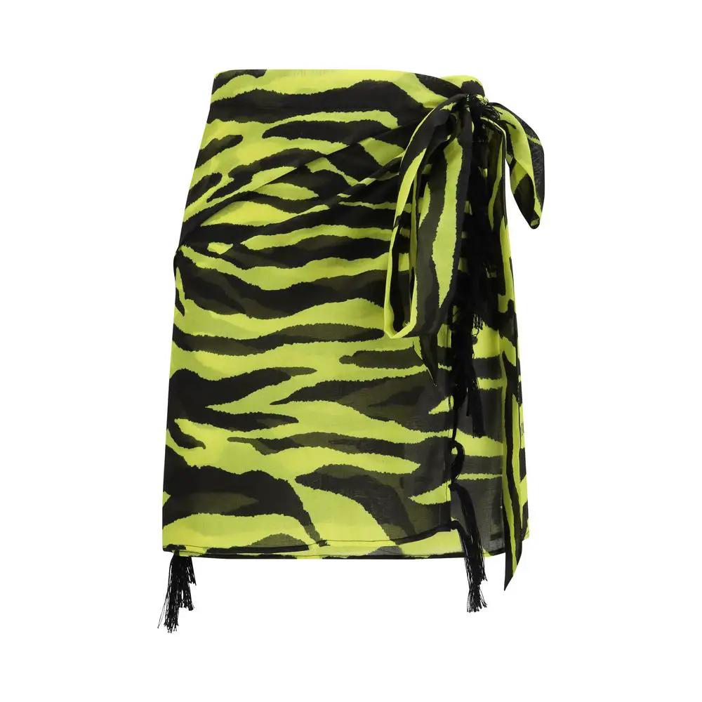 Les cache-maillots en coton bicolore The Attico