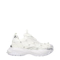 Baskets Versace en tissu blanc