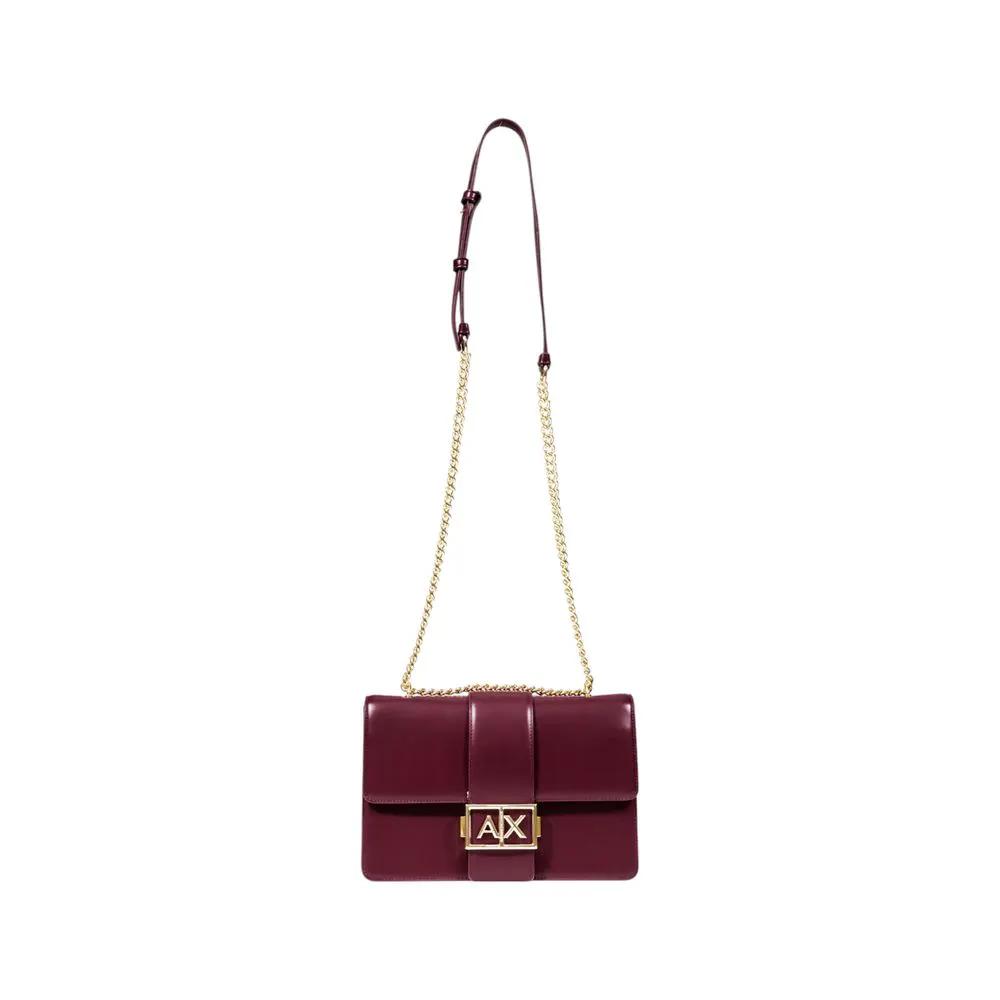 Sac à main Armani Exchange Bordeaux en polyester