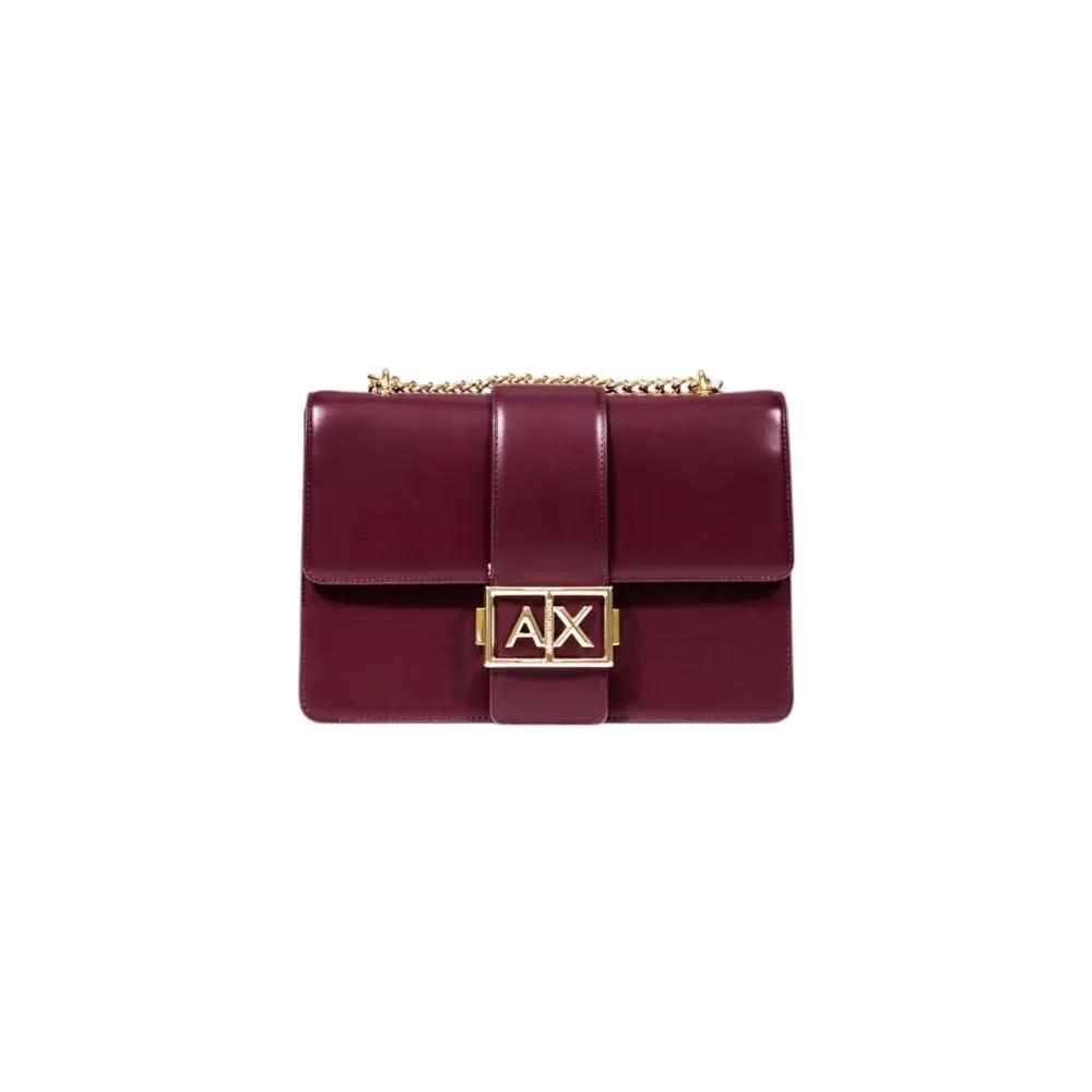 Sac à main Armani Exchange Bordeaux en polyester