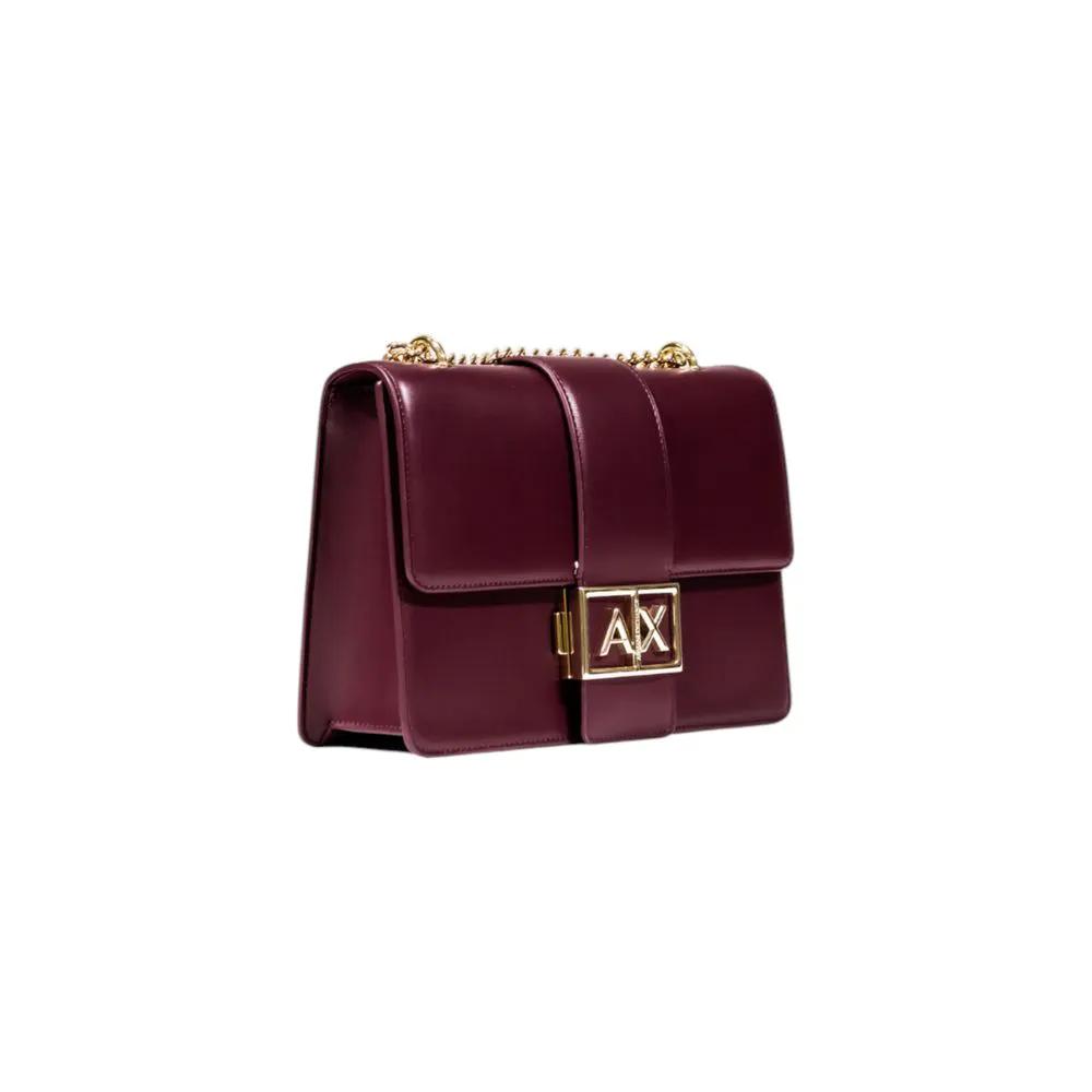 Sac à main Armani Exchange Bordeaux en polyester