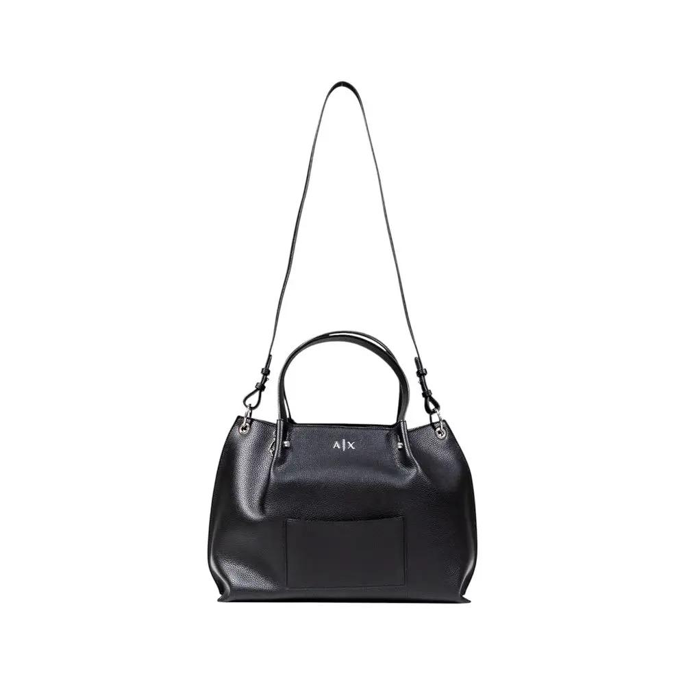 Sac à main Armani Exchange en polyester noir