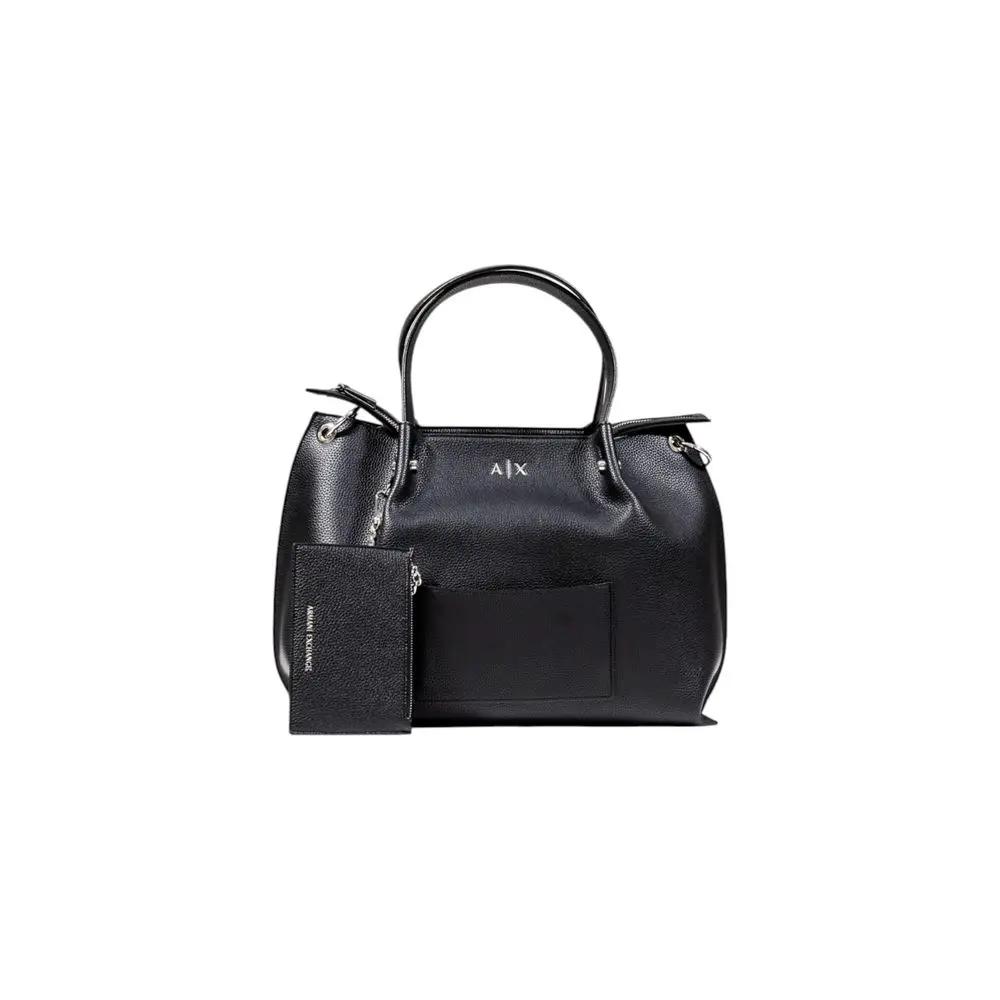 Sac à main Armani Exchange en polyester noir