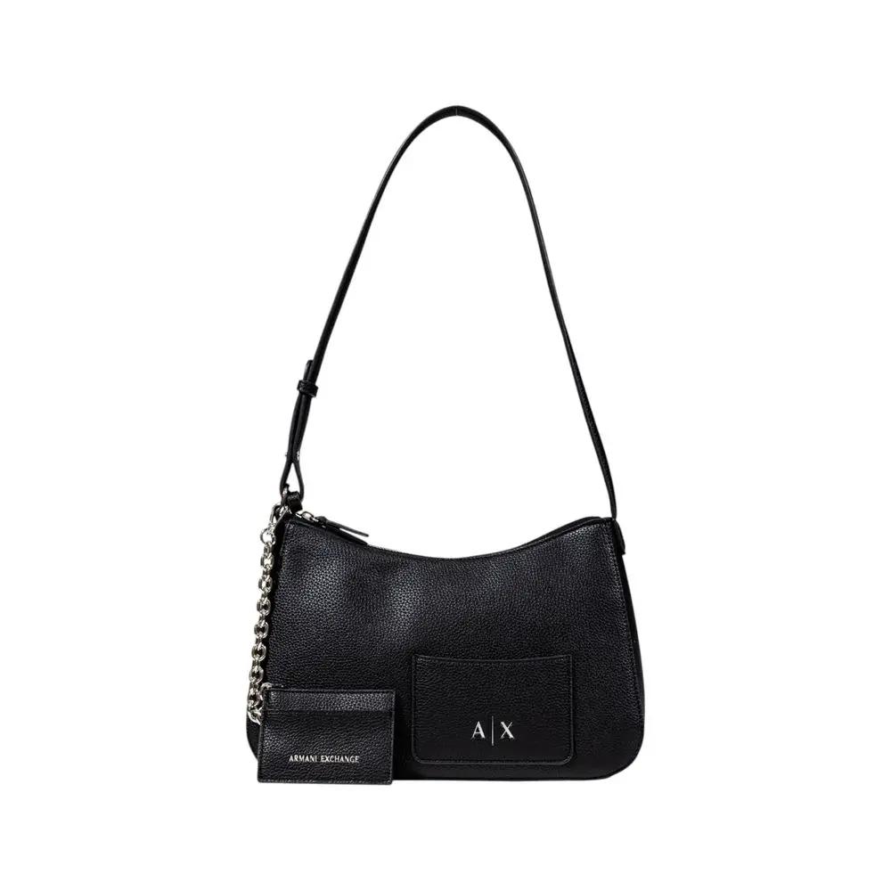 Armani Exchange Black Polyester Handbag