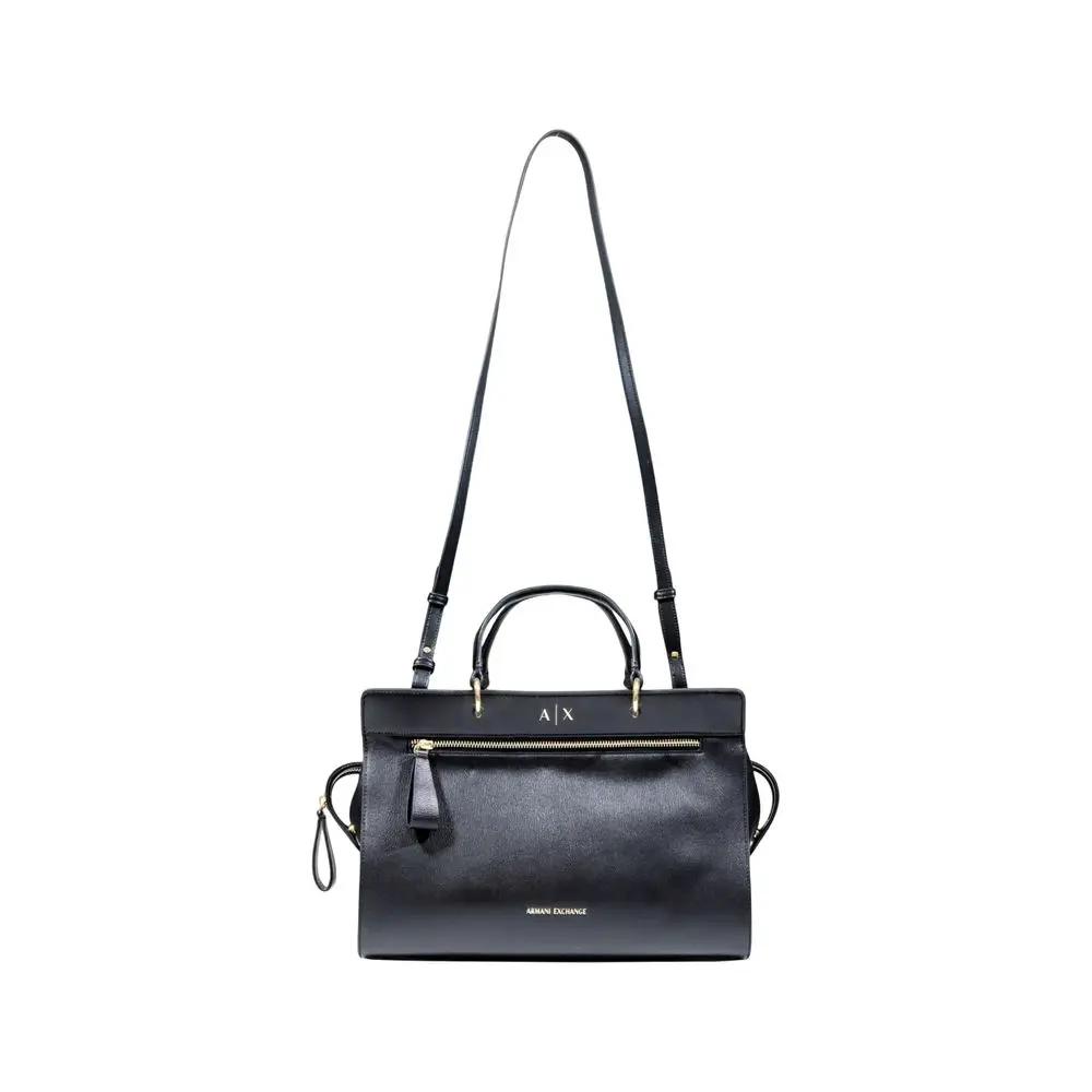 Armani Exchange Black Polyester Handbag