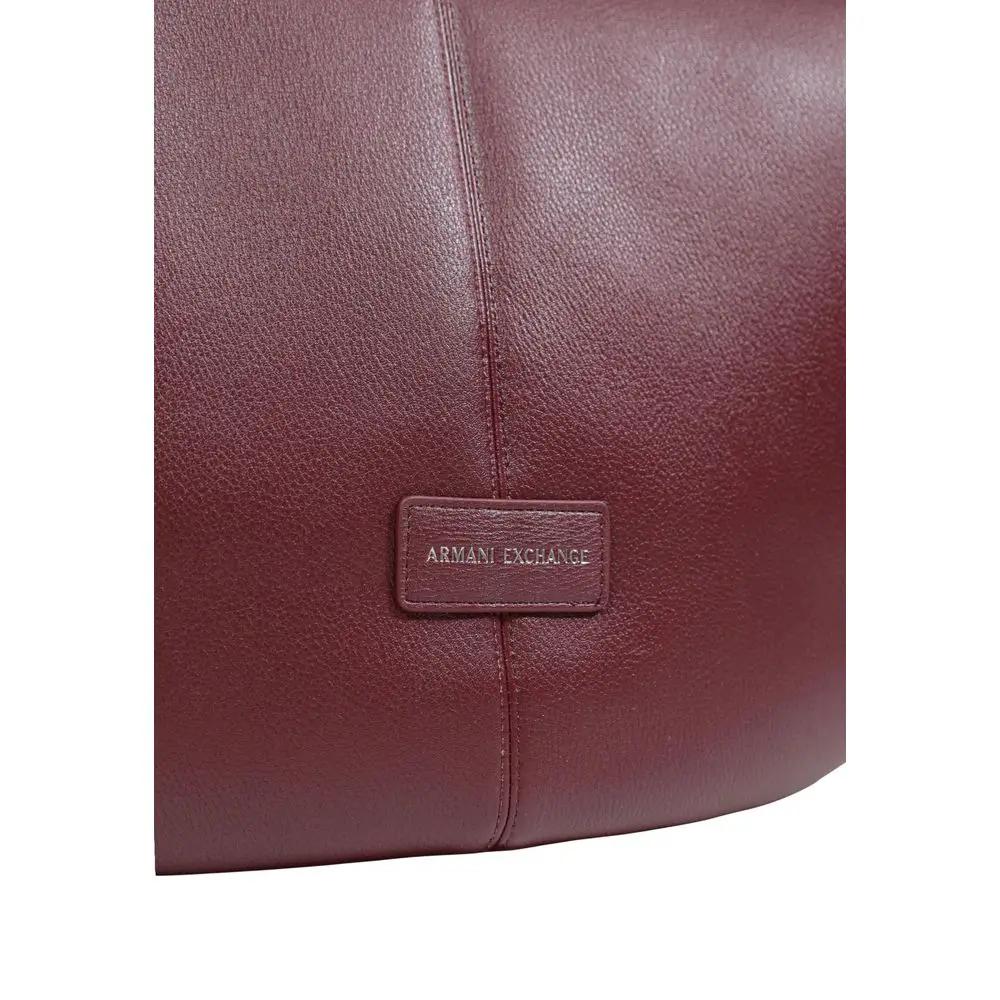 Sac à main Armani Exchange Bordeaux en polyester