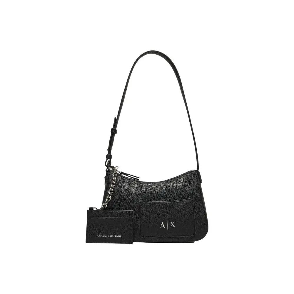 Armani Exchange Black Polyester Handbag