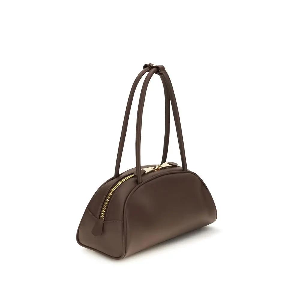 Sac à main Miu Miu en cuir de veau marron