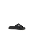 Sandales en caoutchouc noir Balenciaga