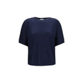 Pull sans manches en cachemire bleu Brunello Cucinelli
