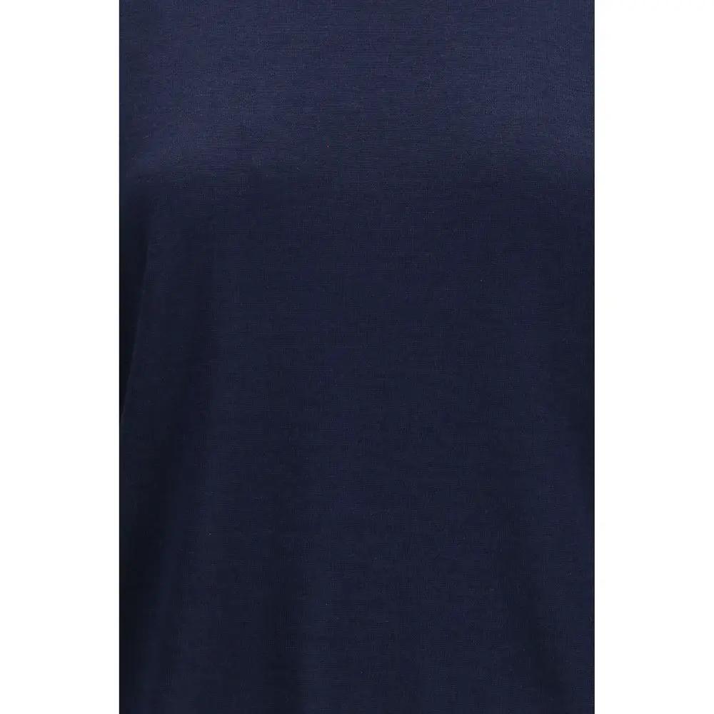 Pull sans manches en cachemire bleu Brunello Cucinelli