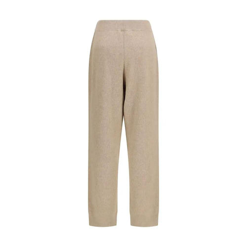 Pantalon décontracté Brunello Cucinelli en cachemire beige