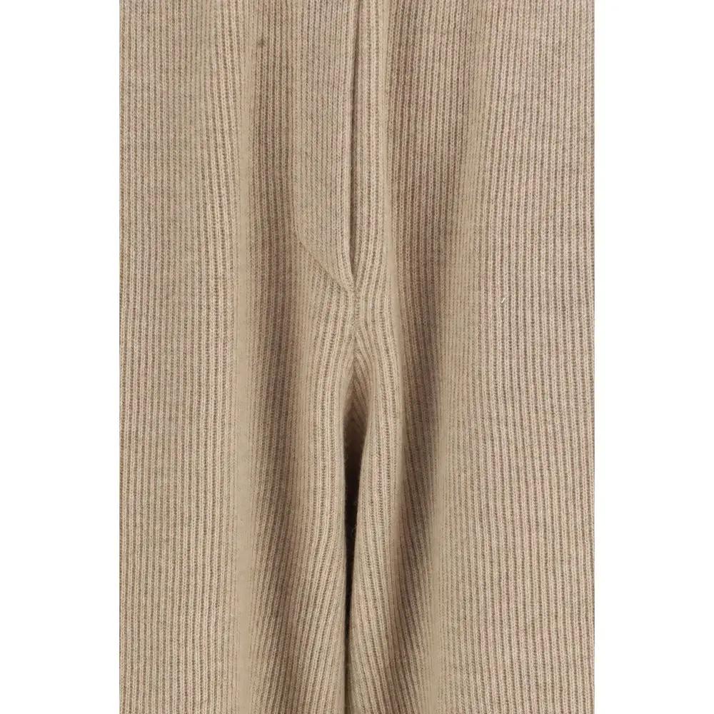 Brunello Cucinelli Beige Cashmere Casual Pants
