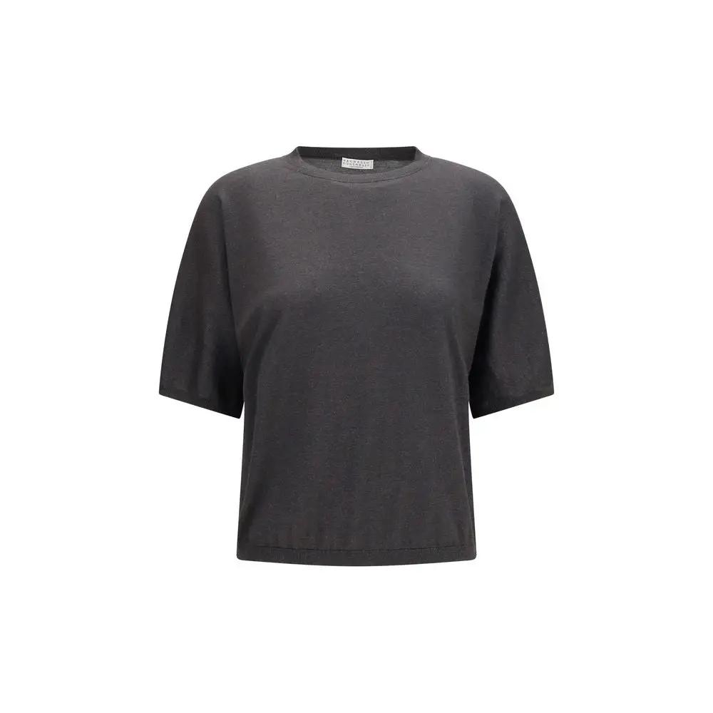 Brunello Cucinelli Gray Cashmere Sweater