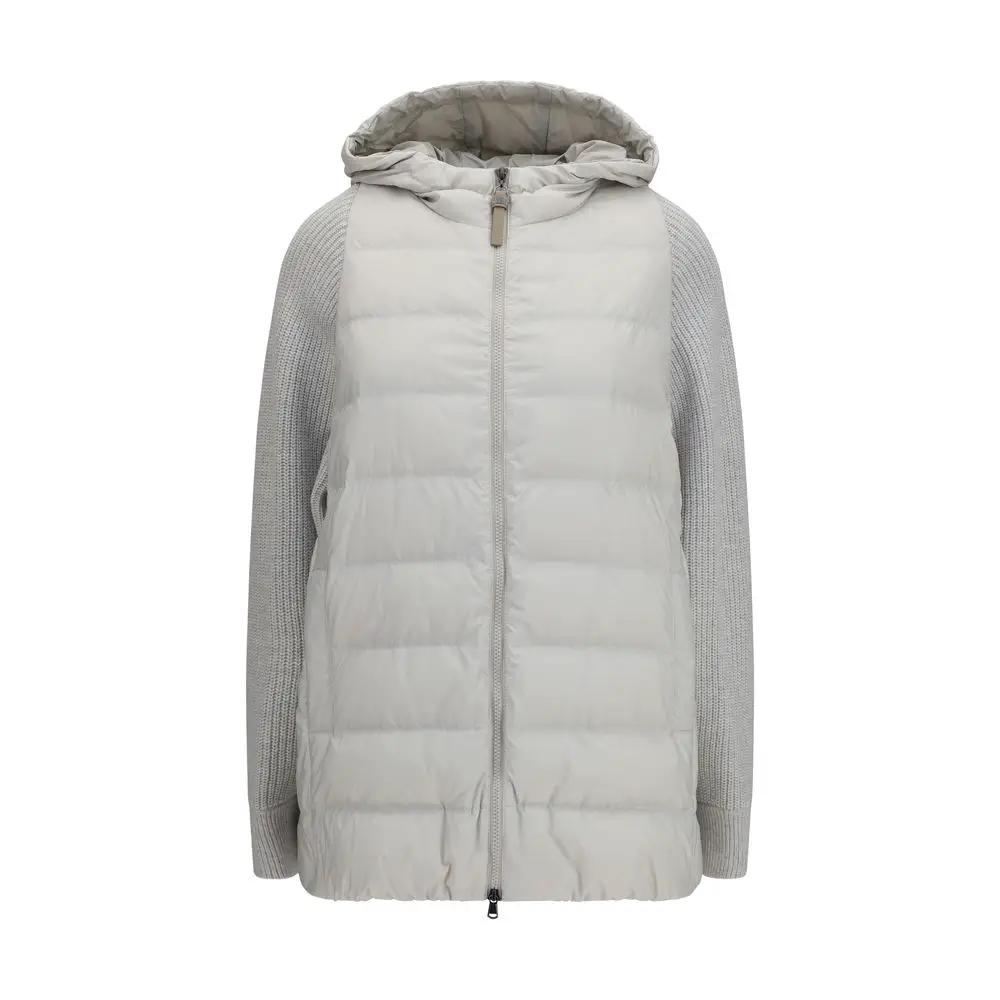 Brunello Cucinelli Gray Polyamide Jacket