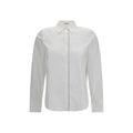 Brunello Cucinelli White Cotton Dress Shirt