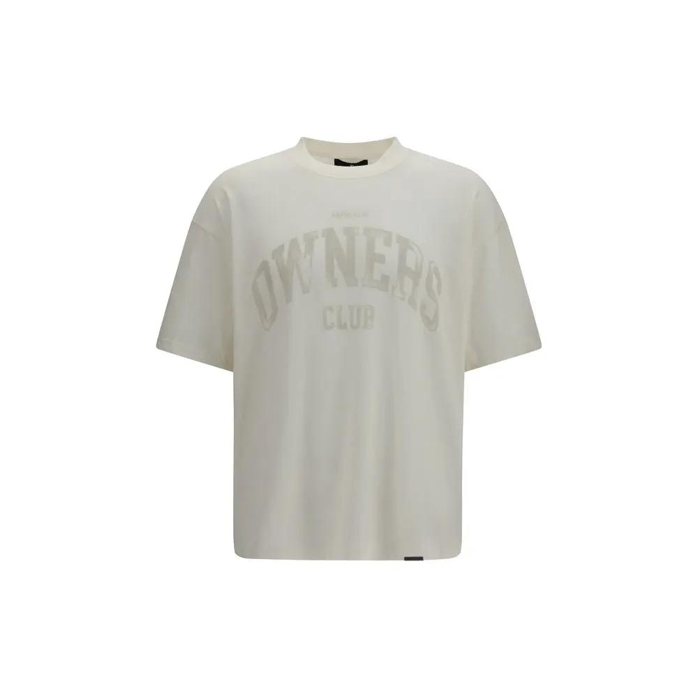 T-shirt en coton blanc Représente