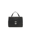 Zanellato Black Calf Leather Bos Taurus Handbag