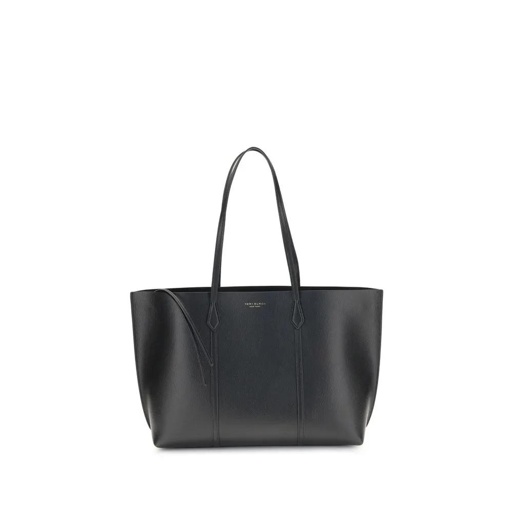 Sac à main Bos Taurus en cuir de veau noir de Tory Burch