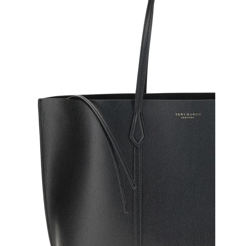 Sac à main Bos Taurus en cuir de veau noir de Tory Burch