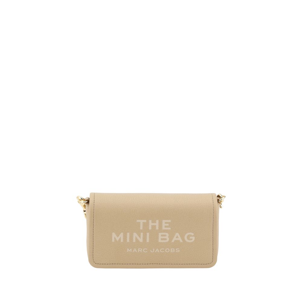Sac bandoulière Bos Taurus en cuir de veau beige Marc Jacobs