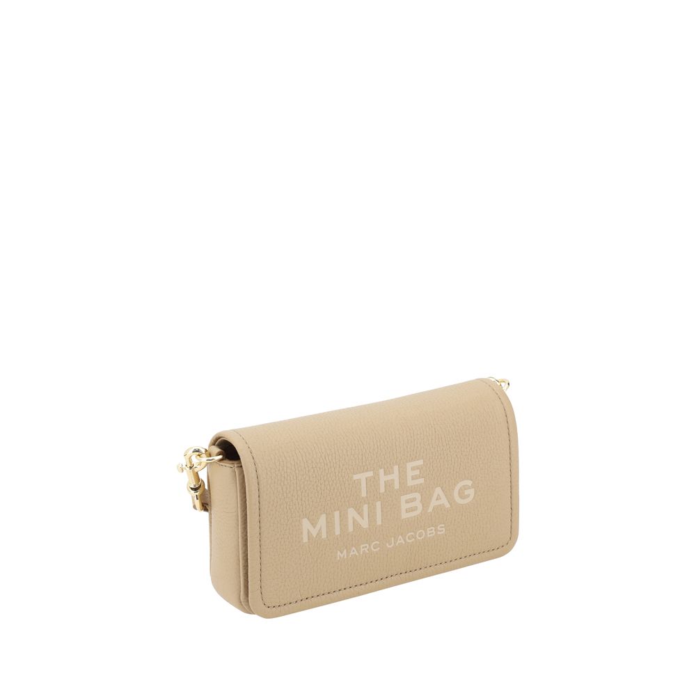 Sac bandoulière Bos Taurus en cuir de veau beige Marc Jacobs