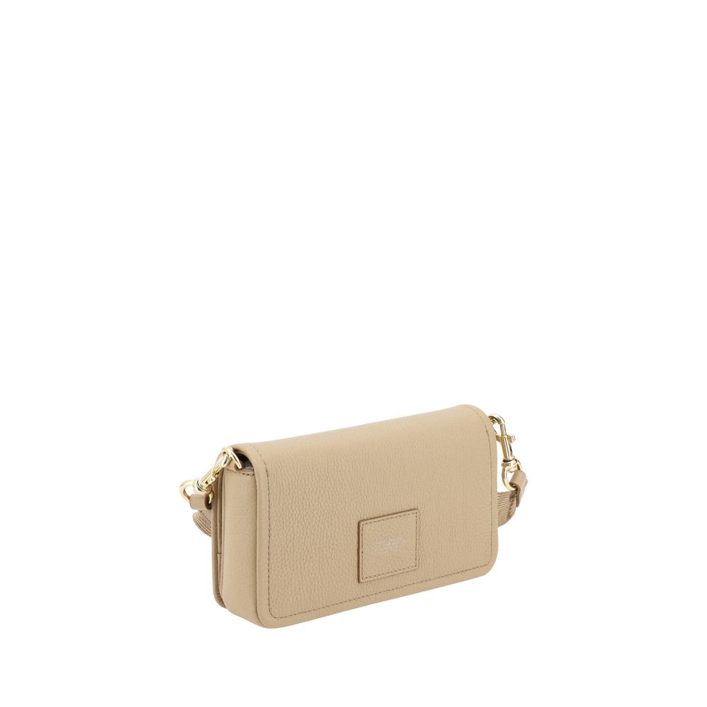 Sac bandoulière Bos Taurus en cuir de veau beige Marc Jacobs