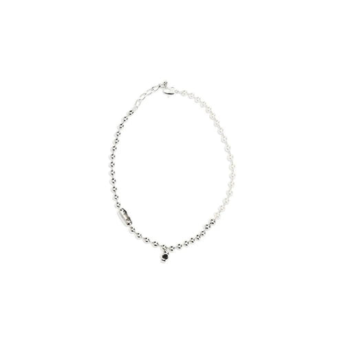 Alexander McQueen White Brass Necklace