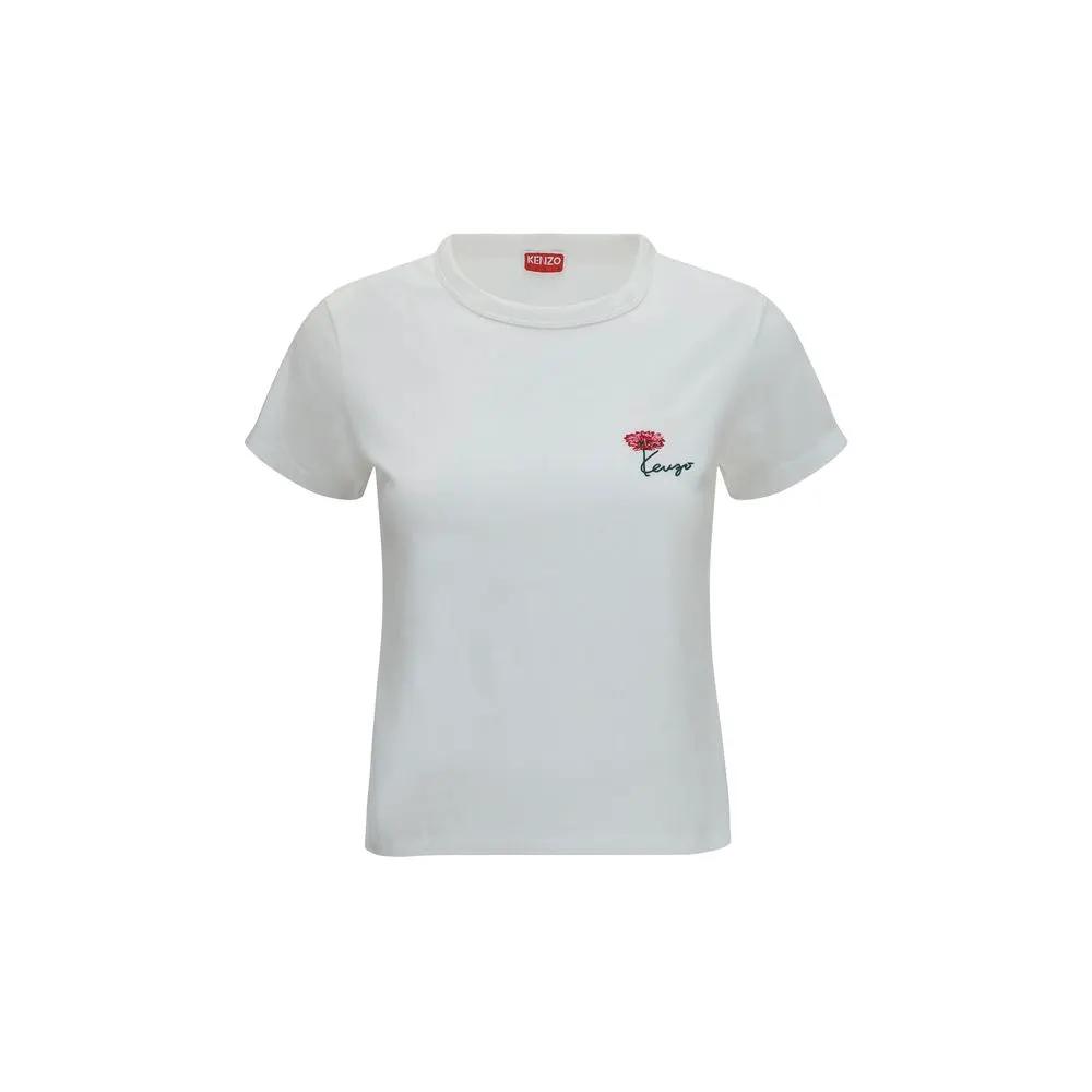 Kenzo White Cotton T-Shirt