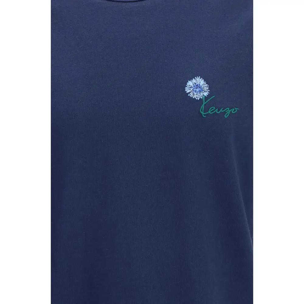 Kenzo Blue Cotton T-Shirt