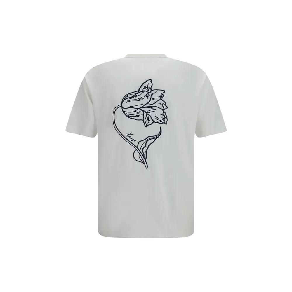Kenzo White Cotton T-Shirt