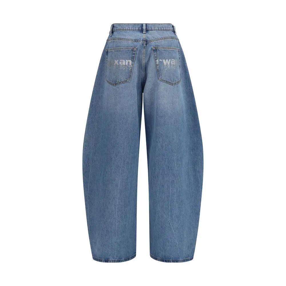 Alexander Wang Blue Cotton Jeans Denim