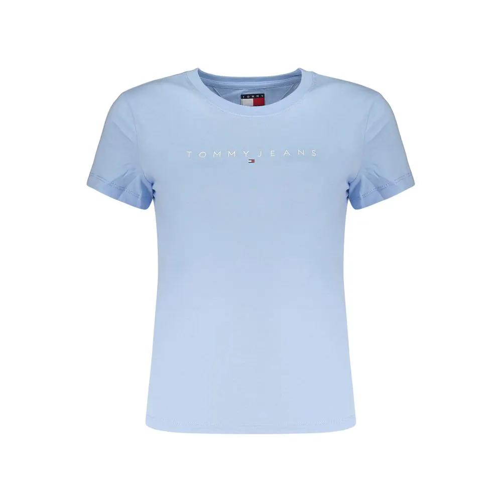 T-shirt Tommy Hilfiger Azzurro en coton pour femme