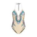 Maillot de bain une pièce en polyamide beige Zimmermann