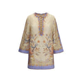 Robe décontractée en lin multicolore Zimmermann