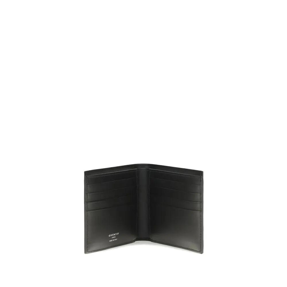 Portefeuille Givenchy Bos Taurus en cuir de veau noir