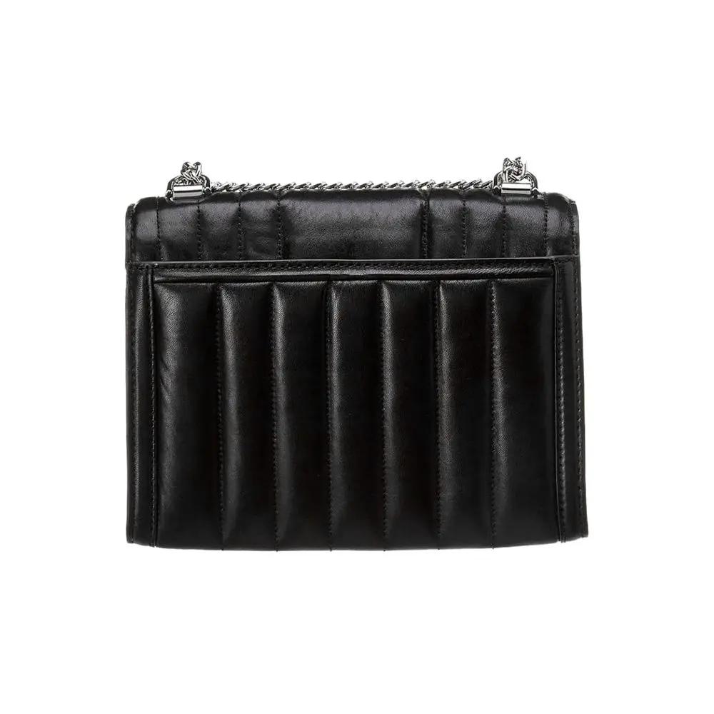 Sac à bandoulière en fausse fourrure noire Michael Kors