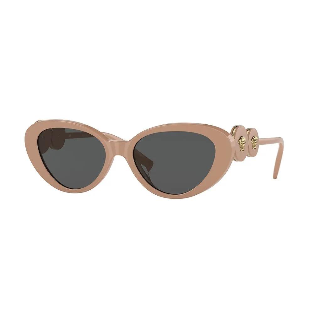 Lunettes de soleil Versace en acétate marron