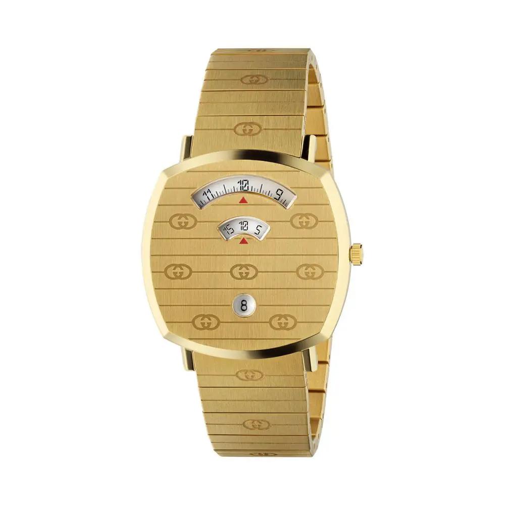 Gucci Gold Stainless Steel Dress Watch
